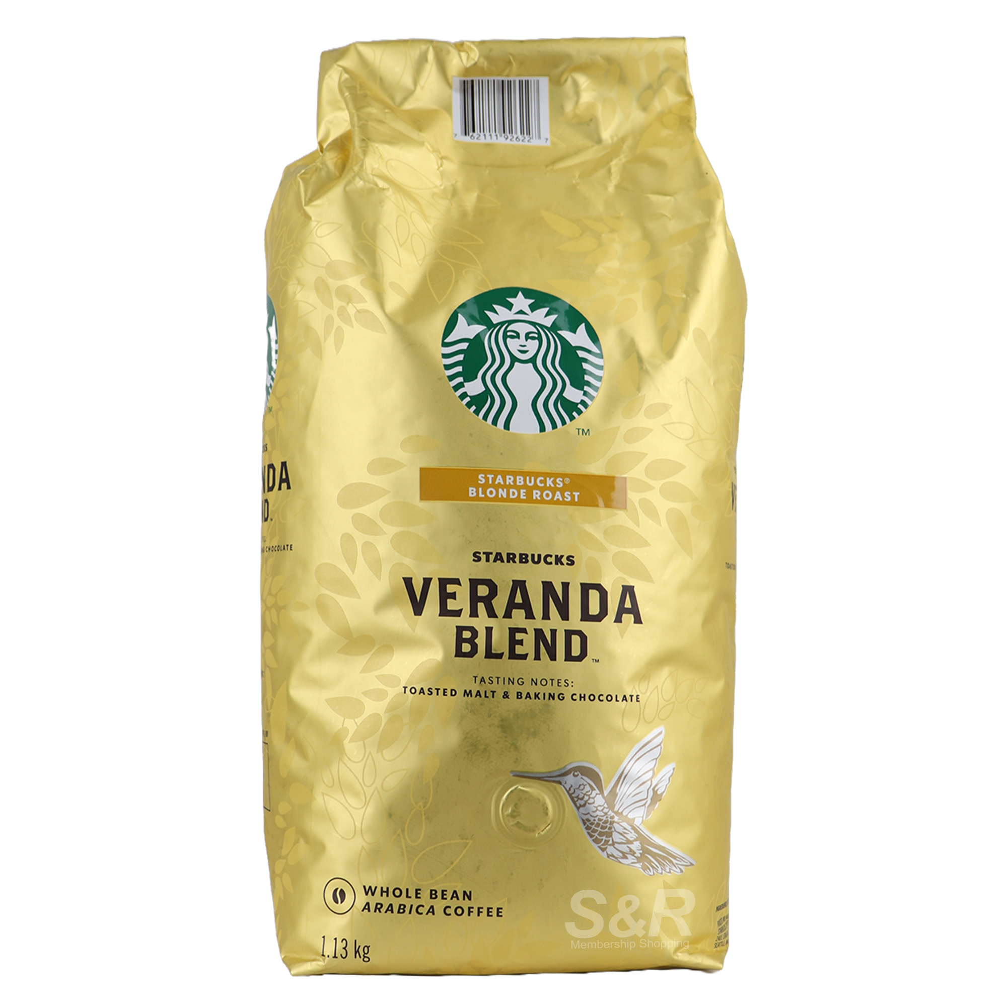 Starbucks Veranda Blend Whole Bean Arabica Coffee 1.13kg